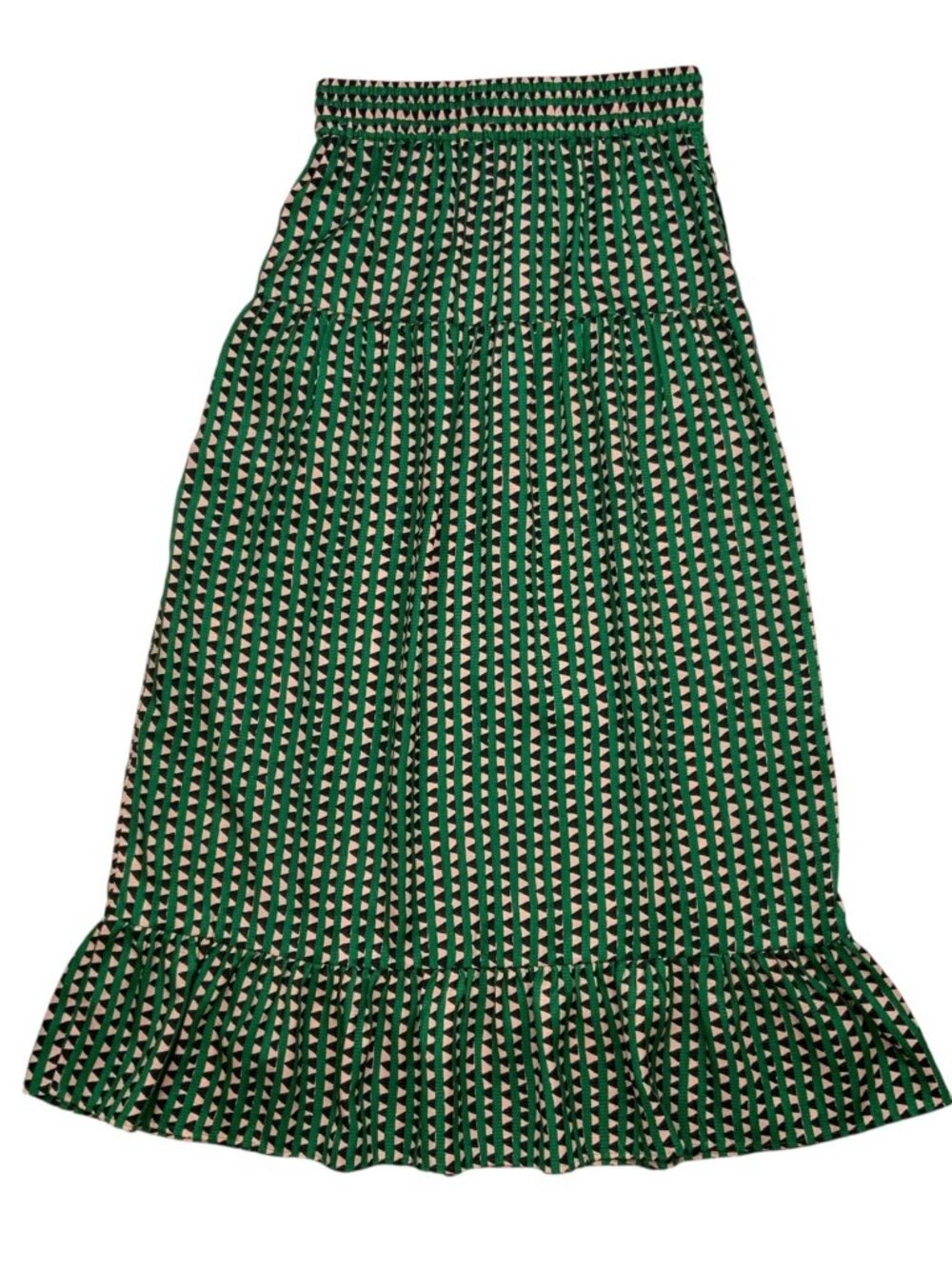 Scotch & Soda Green Patterned Maxi Skirt - Picture 12 of 14